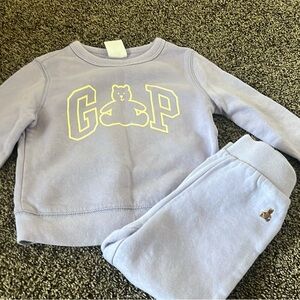 GAP Lilac Baby Sweatshirt and Joggers Set